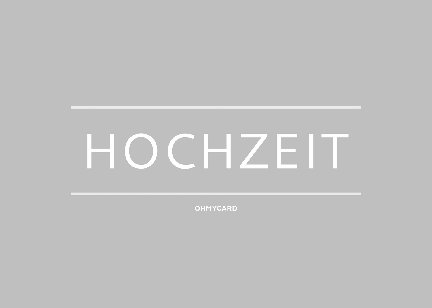 Hochzeit