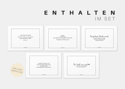 Best of "Hochzeitskarten" -Set